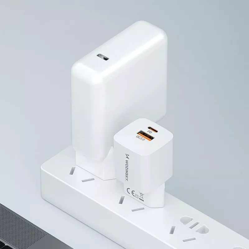 Wozinsky CMWCW 20W USB-C / USB-A napájací zdroj - biele