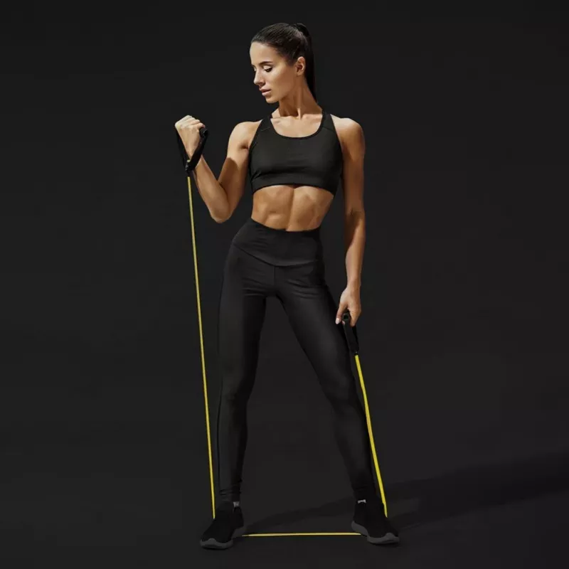 Wozinsky súprava 5 fitness gúm Exercise Expander + príslušenstvo (WRTS5-01)