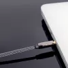 Wozinsky USB-C na USB-C kábel 3m čierny 60W PD rýchle nabíjanie a synchronizácia dát