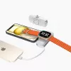 Wozinsky White Lightning (male) - 1m USB-A na Lightning kábel, biela