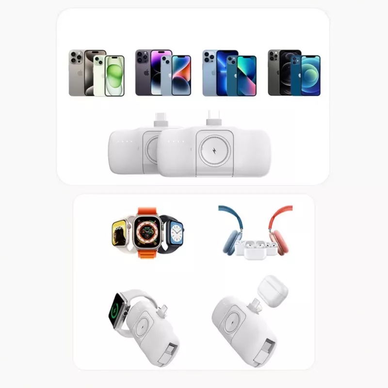 Wozinsky White Lightning (male) - 1m USB-A na Lightning kábel, biela