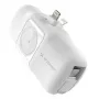 Wozinsky White Lightning (male) - 1m USB-A na Lightning kábel, biela
