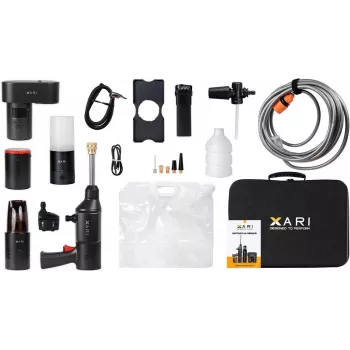 XARI Smart Kit XP2 bezdrôtová sada autopríslušenstva s powerbankou, vysokotlakovým čističom, vysávačom, kompresorom a baterkou