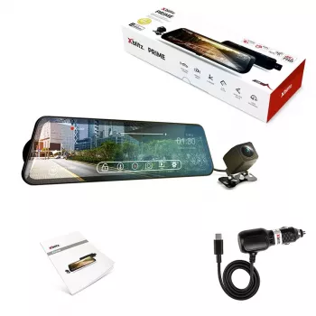 XBLITZ Prime spätné zrkadlo s dashcam s FHD zadnou kamerou a WLAN