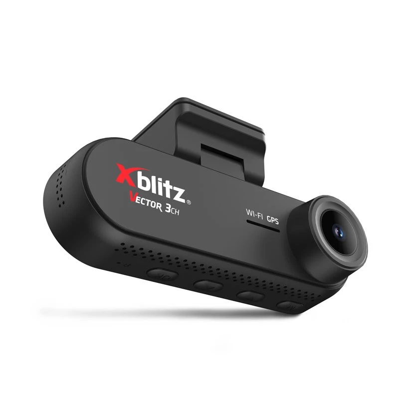 XBLITZ VECTOR 3CH 3-kanálový DVR so zadnou kamerou, Wi-Fi a GPS
