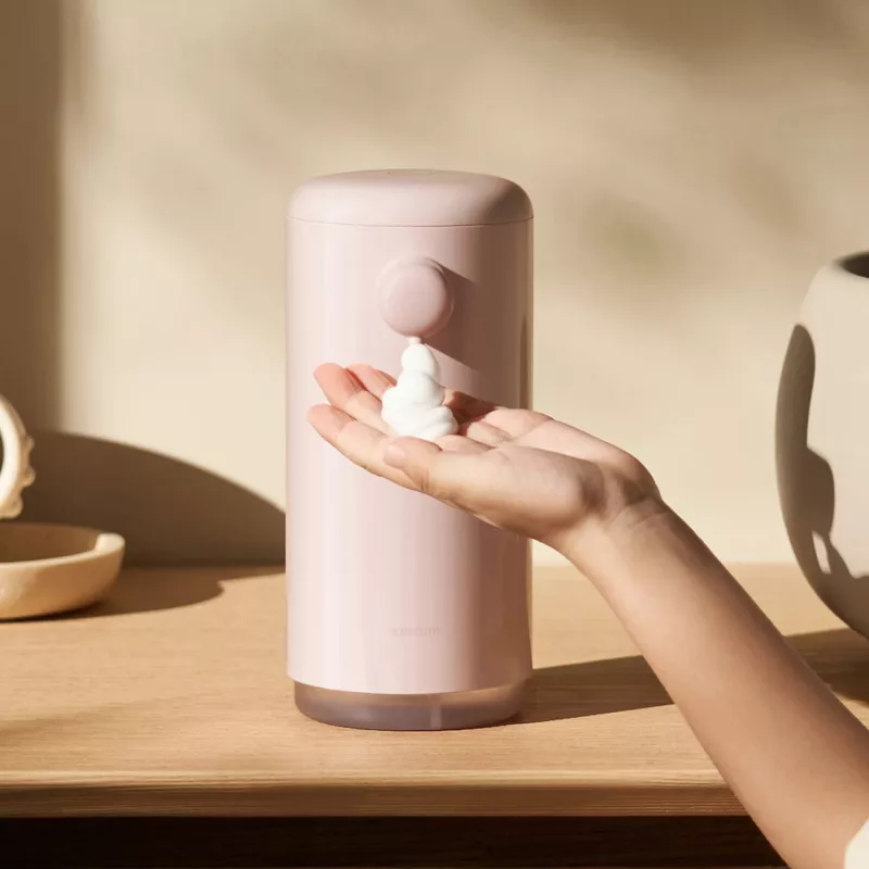 Xiaomi automatický dávkovač mydla - ružový (Colour Edition) | bezdotykový dávkovač penového mydla