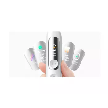 Xiaomi Mijia Smart Servo-Oscillation Electric Toothbrush Pro White – sonická, 39 600 vibrácií/min, Bluetooth, IPX7, bezdrôtové nabíjanie, EU