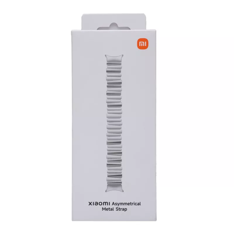 Xiaomi Smart Band 10 asymetrický kovový remienok – strieborná