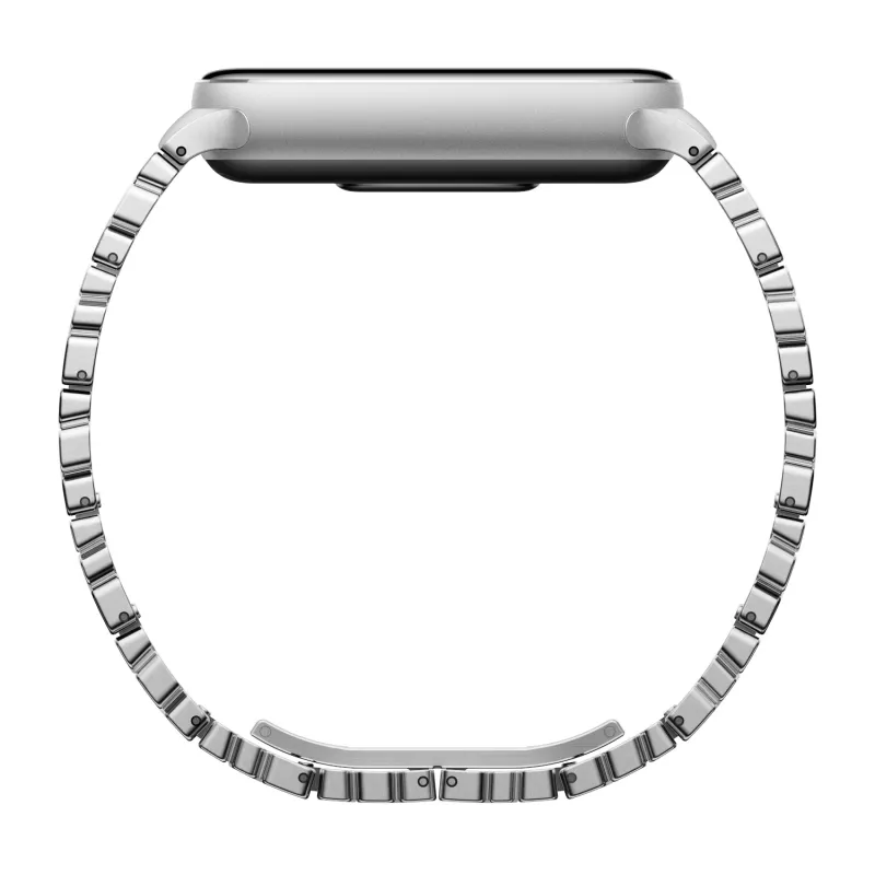 Xiaomi Smart Band 10 asymetrický kovový remienok – strieborná