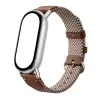 Xiaomi Smart Band 10 Pletený hodvábny náramok - perová hnedá