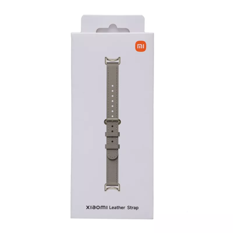 Xiaomi Smart Band 10 kožený remienok - sivý