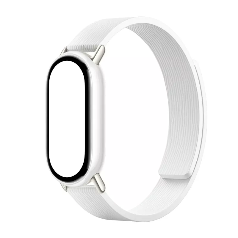 Xiaomi Smart Band 10 Magnetický kožený náramok Kona - ľadová biela