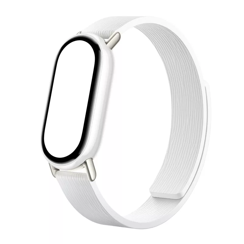 Xiaomi Smart Band 10 Magnetický kožený náramok Kona - ľadová biela