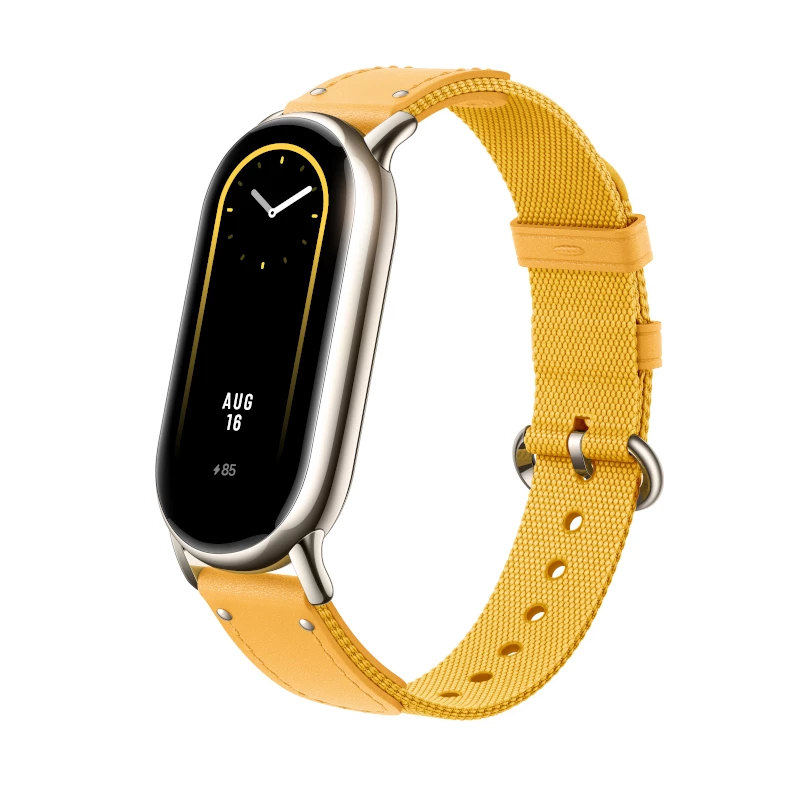 Xiaomi Smart Band 8 pletený náramok - žltý