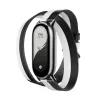 Xiaomi Smart Band 8 dvojito ovíjací remienok - čierny a biely