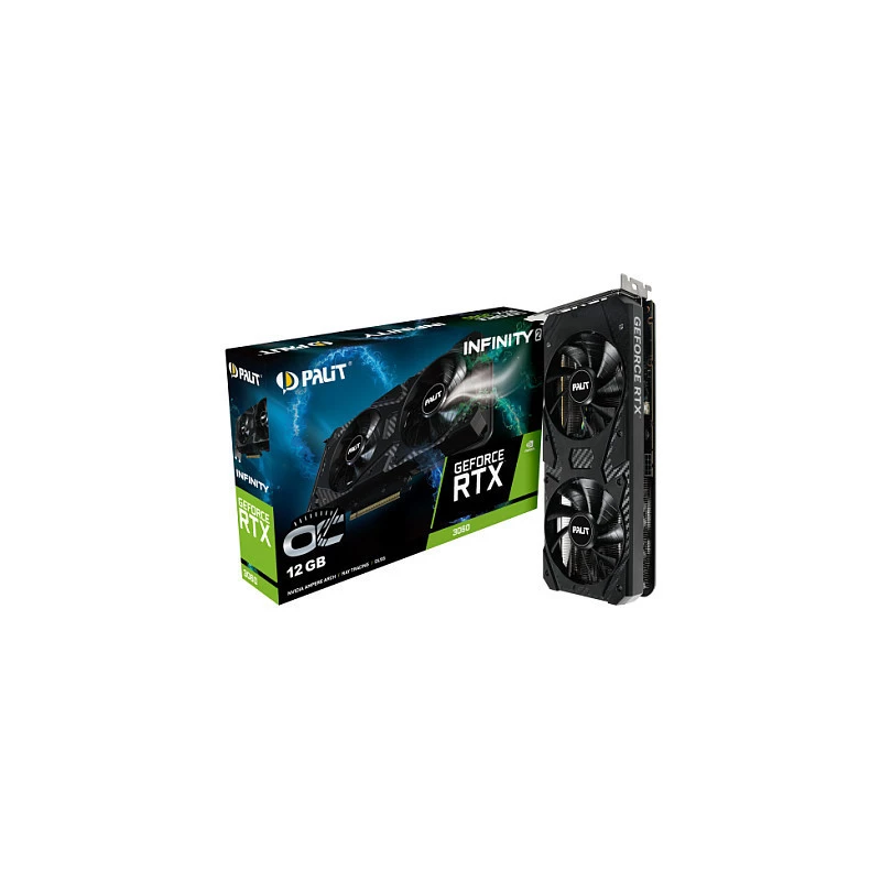 Palit GeForce RTX 3060 Infinity 2 OC 12GB GDDR6 grafická karta, HDMI, 3x DP