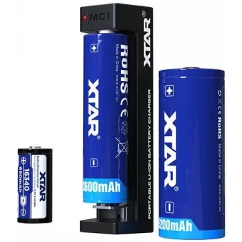 XTAR MC1 USB-C jednomiestna nabíjačka Li-ion batérií