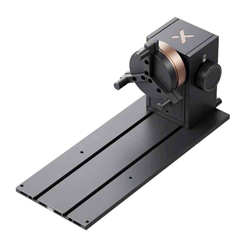 XTOOL RA3 Lite rotačný adaptér – 4-in-1 rotačný nástavec pre xTool laserový gravírovač (skľučovadlo, valec, krúžok, guľa)