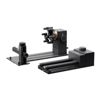 XTOOL RA3 Lite rotačný adaptér – 4-in-1 rotačný nástavec pre xTool laserový gravírovač (skľučovadlo, valec, krúžok, guľa)