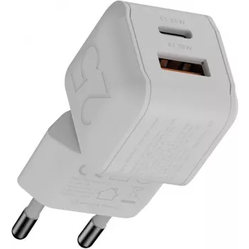Xtorm NextGen GaN3 Ultra 25W USB-C & USB-A nástenná nabíjačka – biela XECNG250