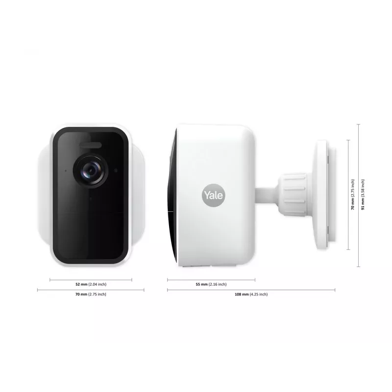Yale SV-OC-1A-W Cube IP bezpečnostná kamera interiér & exteriér 1080p biela