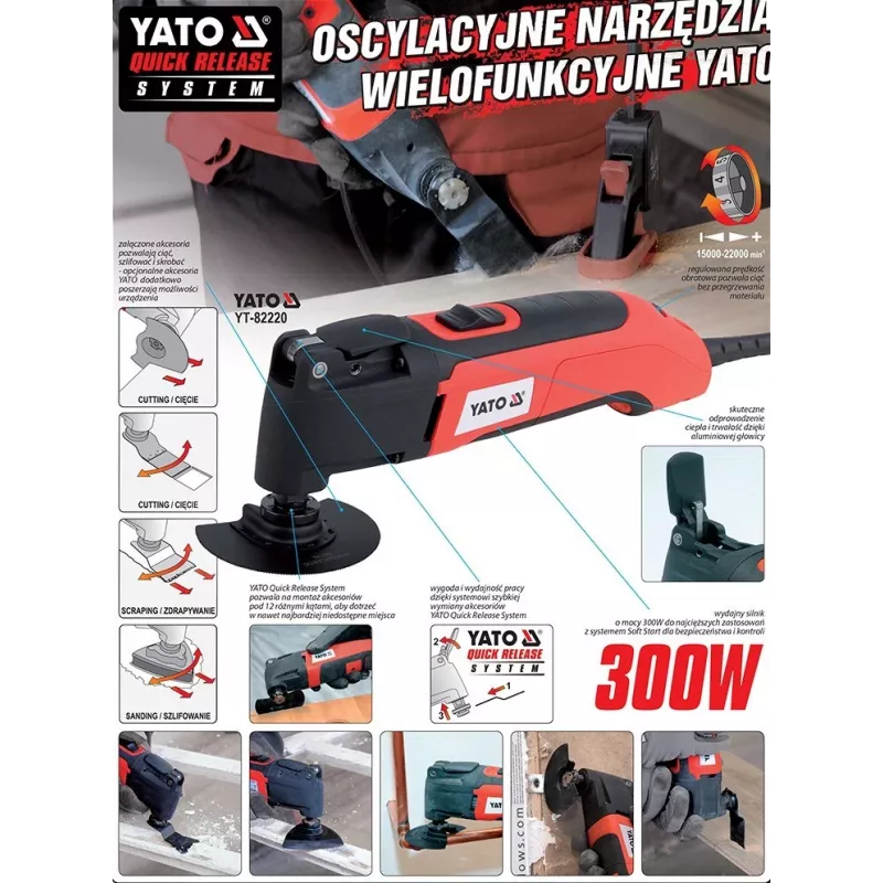 YATO Multifunkčné náradie 300W