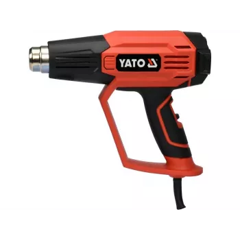 YATO teplovzdušná pištoľ 1600W 50-650°C 2 rýchlosti LCD + pamäť