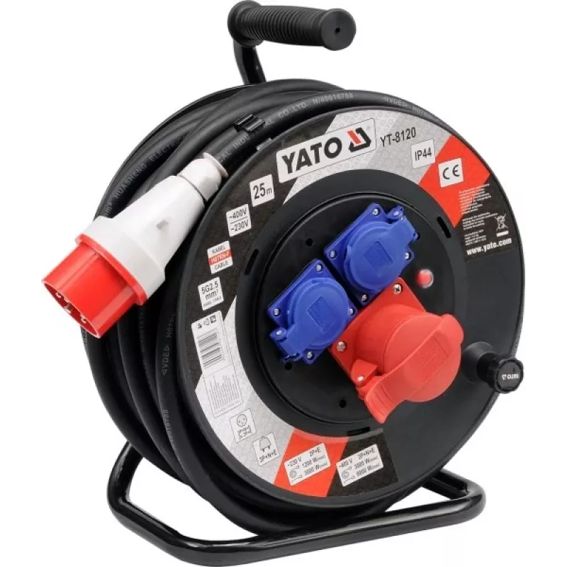 Yato YT-8120 káblový bubon 3 zásuvky 25 m