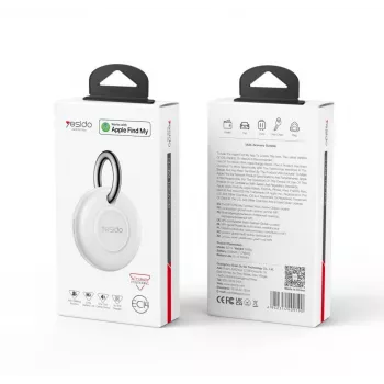 YESIDO GPS lokátor kompaktný s Apple Wo ist? - biely