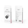 YESIDO GS09 mini hliníkový USB Type-C na USB-A OTG adaptér čierny