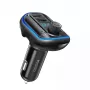 YESIDO Y44 MP3 prehrávač Bluetooth autonabíjačka, 2 USB, čierna
