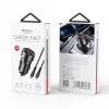 YESIDO Y55 60W rýchlonabíjacia auto nabíjačka s káblom USB-C na USB-C, čierna