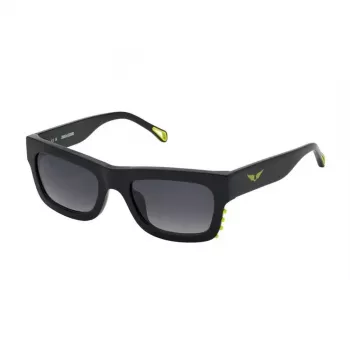 ZADIG & VOLTAIRE SZV303-52700Y dámske obdĺžnikové slnečné okuliare čierna/sivá 52mm