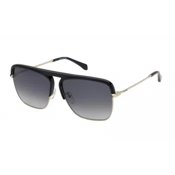 ZADIG & VOLTAIRE SZV321-60300Y unisex hranaté slnečné okuliare Havana Brown 60 mm