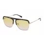 ZADIG & VOLTAIRE SZV321 slnečné okuliare - pánsky Pilot Square rám - čierny - sivé tónované sklá - 60/13/140 mm