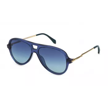 ZADIG & VOLTAIRE dámske slnečné okuliare SZV309580955 Havana acetát hnedé šošovky 58mm