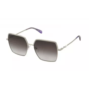 ZADIG & VOLTAIRE dámske slnečné okuliare SZV406-56594Y čierny acetátový rám, sivé gradientové sklá, 56 mm