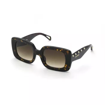 ZADIG & VOLTAIRE dámske slnečné okuliare SZV423-510743 - čierny acetátový rám, sivé gradientové sklá
