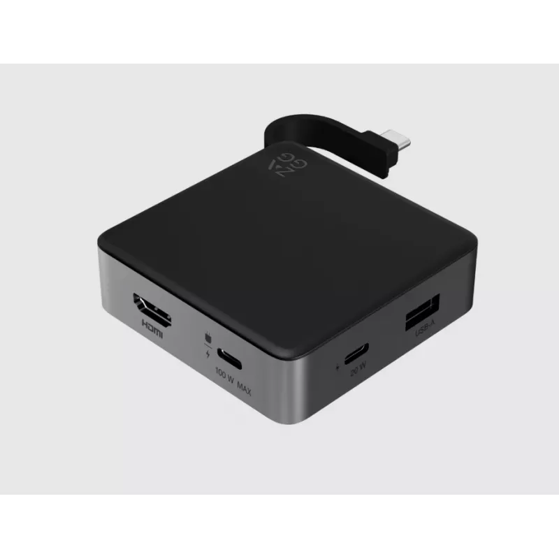 ZAGG 4 Port Hub čierny/sivý