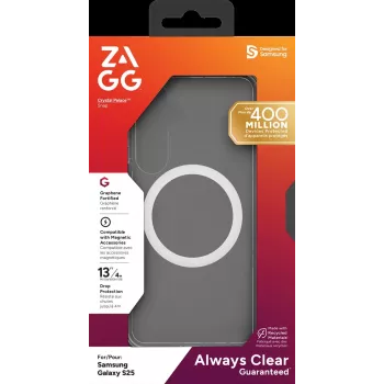 ZAGG ochranný balík pre Samsung Galaxy S25: puzdro s MagSafe a ochrana displeja