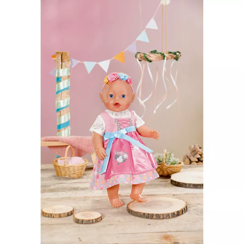 ZAPF CREATION BABY born Dirndl 43cm oblečenie pre bábiku