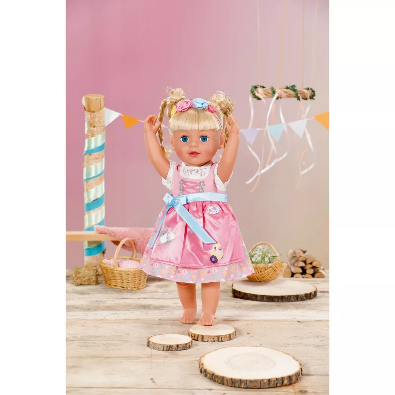 ZAPF CREATION BABY born Dirndl 43cm oblečenie pre bábiku
