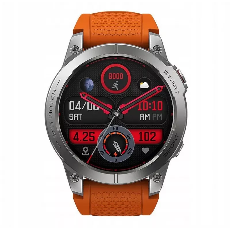 Zeblaze Stratos 3 Orange smartwatch AMOLED 1,43 palca GPS 5ATM 400mAh
