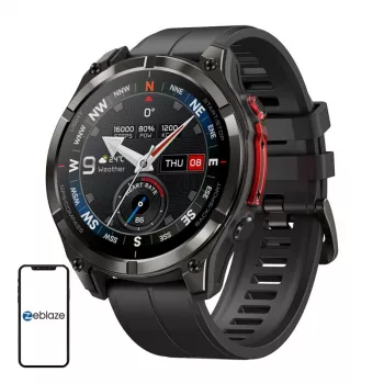 Zeblaze Stratos 4 Pro smartwatch (čierna)