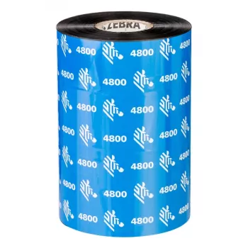 Zebra 4800 Series Resin Ribbon, 156mm x 450m, čierna, 25,4mm jadro, 12 rolí/kartón