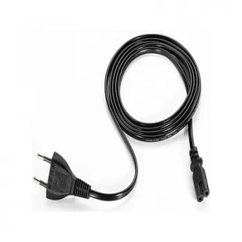 Zebra napájací kábel - euro konektor samec na IEC 60320 C7, 2 m, čierny
