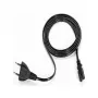 Zebra napájací kábel - euro konektor samec na IEC 60320 C7, 2 m, čierny