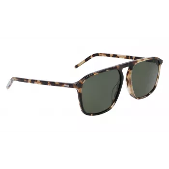 ZEISS MAN slnečné okuliare ZS22507S57162 obdĺžnikový acetátový rám čierne sivé šošovky 57/16/145 mm