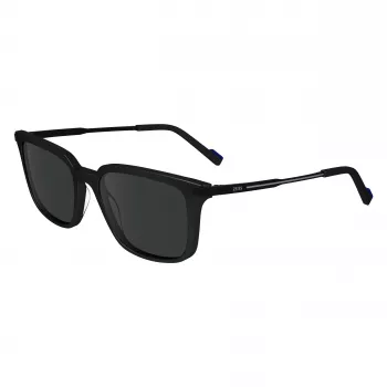 ZEISS MAN ZS24719S-1 slnečné okuliare - čierny acetátový rám, sivé polykarbonátové sklá, 54/18/145 mm