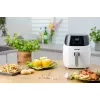 Zelmer ZAF5501W Teplovzdušná fritéza bez oleja, 5L, 1500W, digitálny dotykový panel, biela